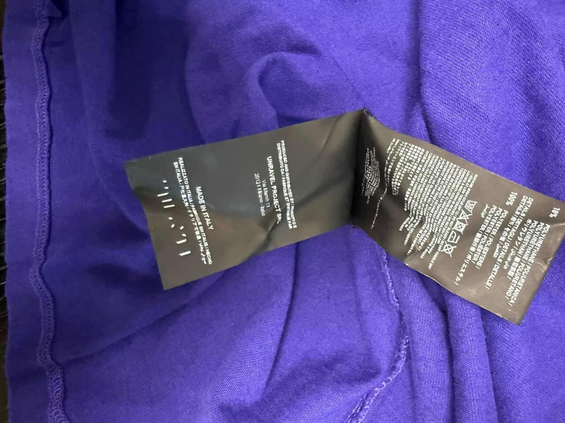 Ben Taverniti Unravel Project UNRAVEL PROJECT Short Sleeve T-Shirt Size US S / EU 44-46 / 1 - 7 Thumbnail