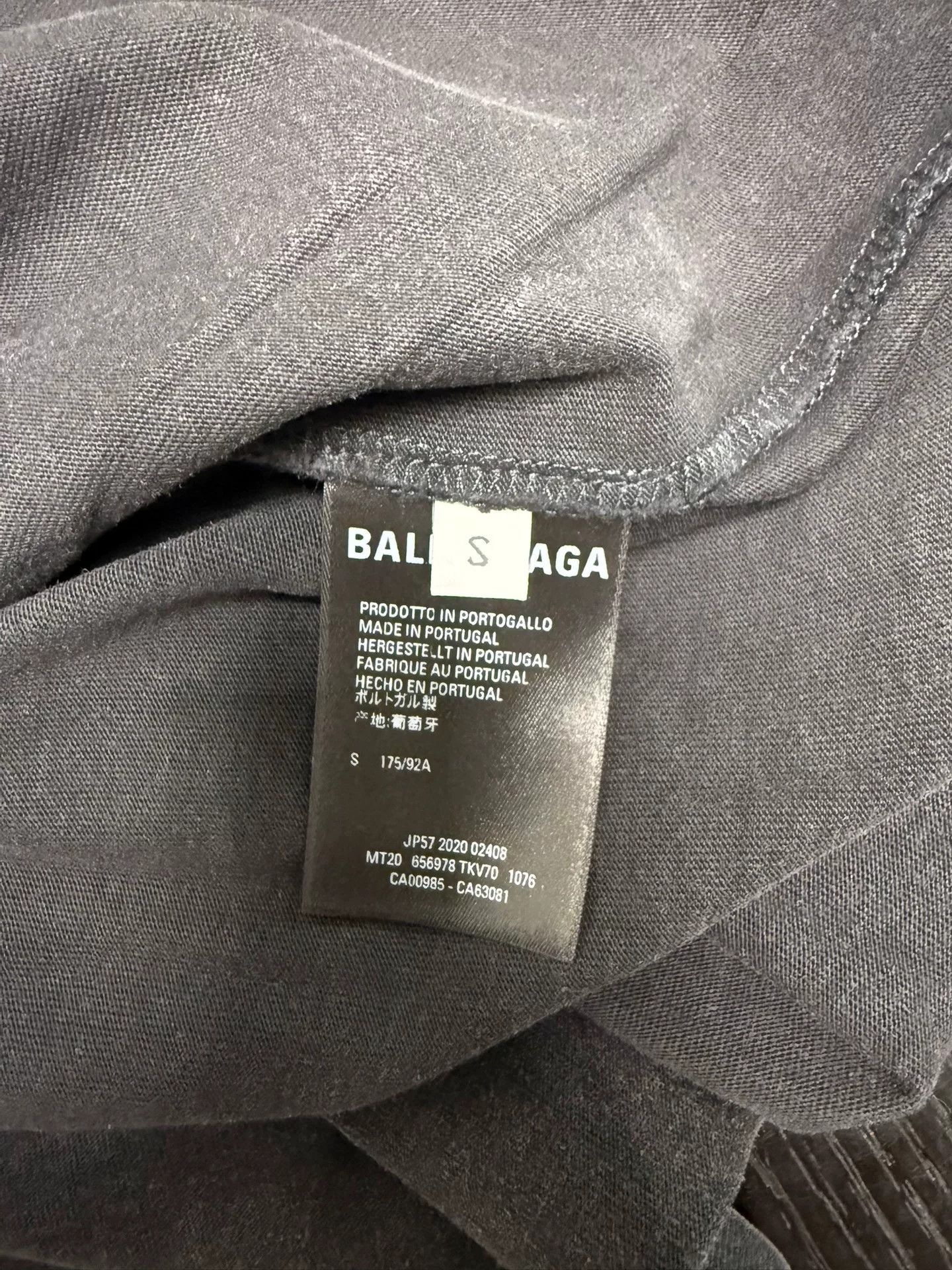 Balenciaga Balenciaga Flame Logo Reversible Short Sleeve Tee Size US S / EU 44-46 / 1 - 8 Thumbnail