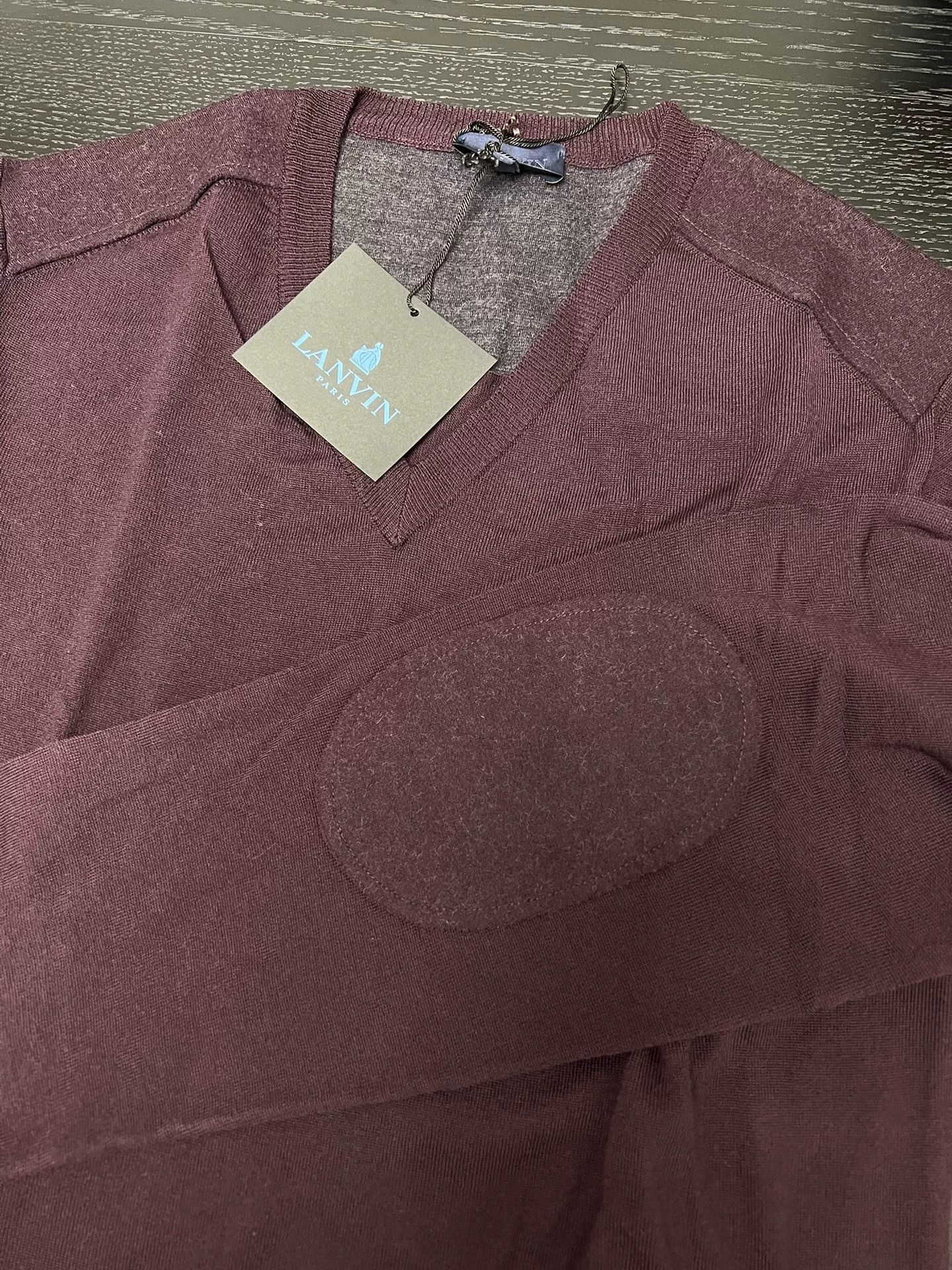 Lanvin Lanvin Pure Wool V-Neck Pullover XS Size US XS / EU 42 / 0 - 4 Thumbnail