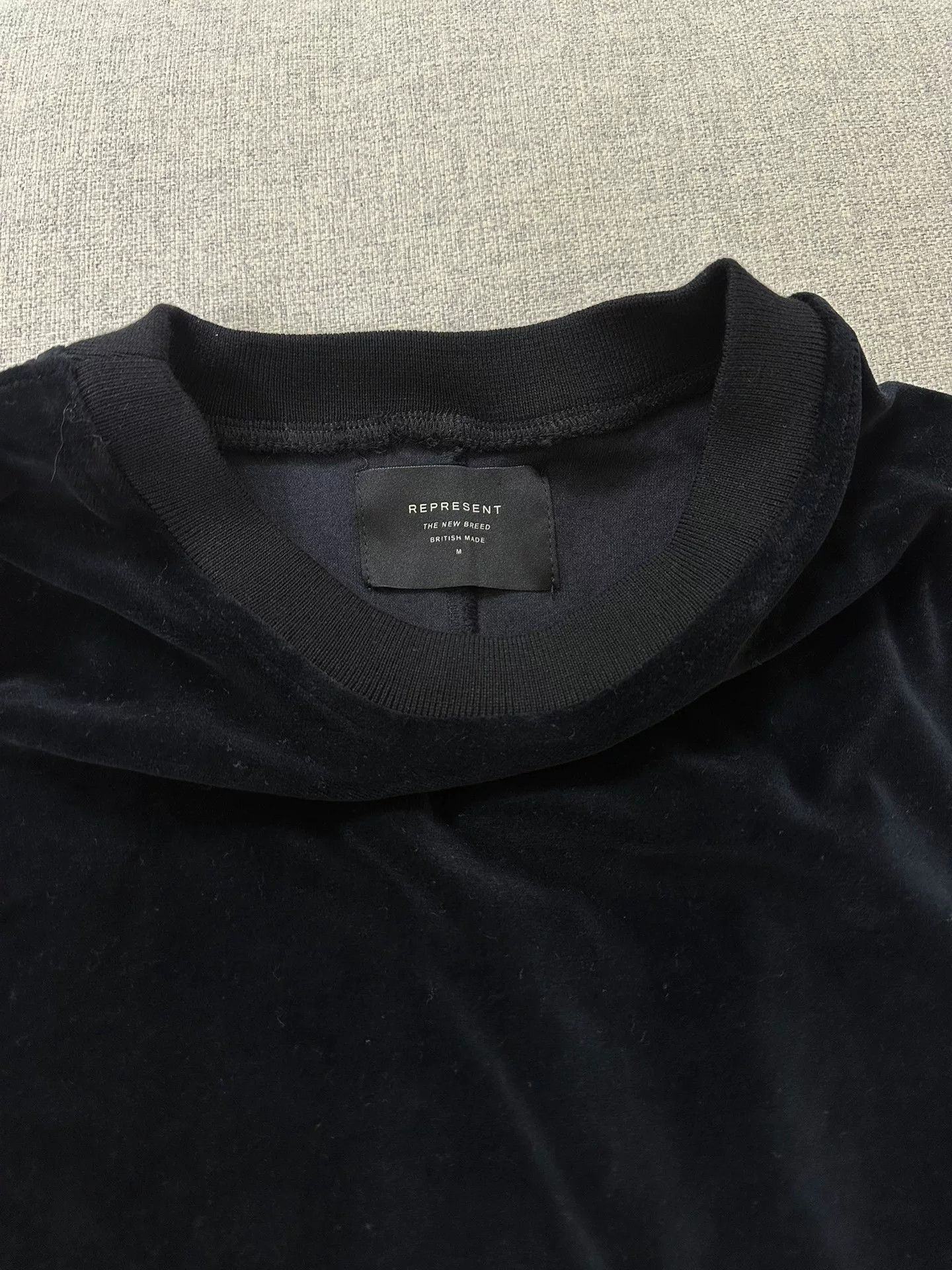 Represent Clo. Represent Blue Velvet Pullover Size US M / EU 48-50 / 2 - 3 Thumbnail