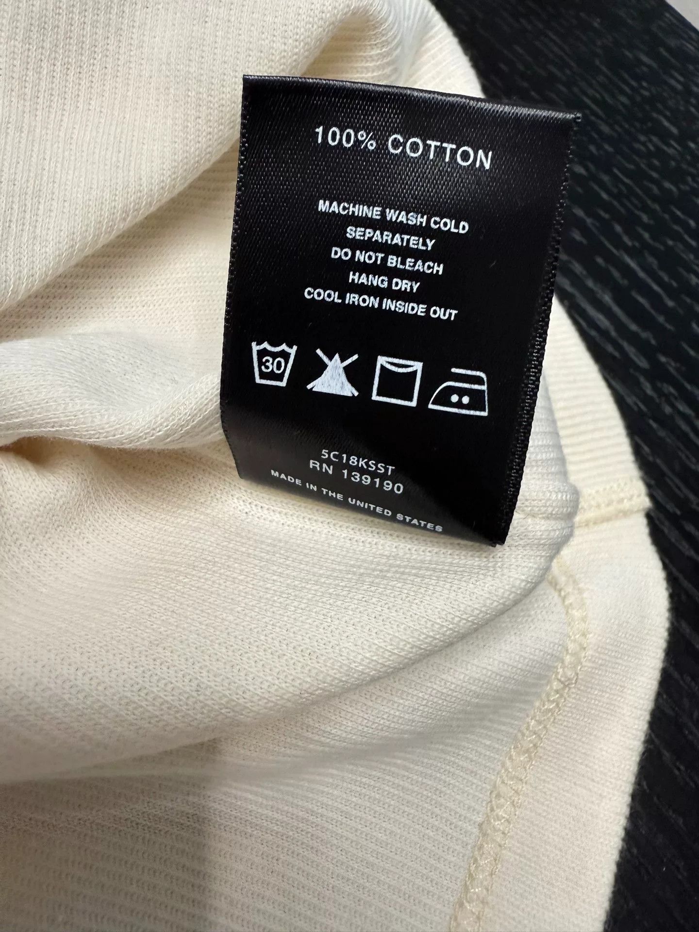 Fear of God Fear of God FOG Inside Out Short Sleeve T-Shirt Size US S / EU 44-46 / 1 - 6 Thumbnail
