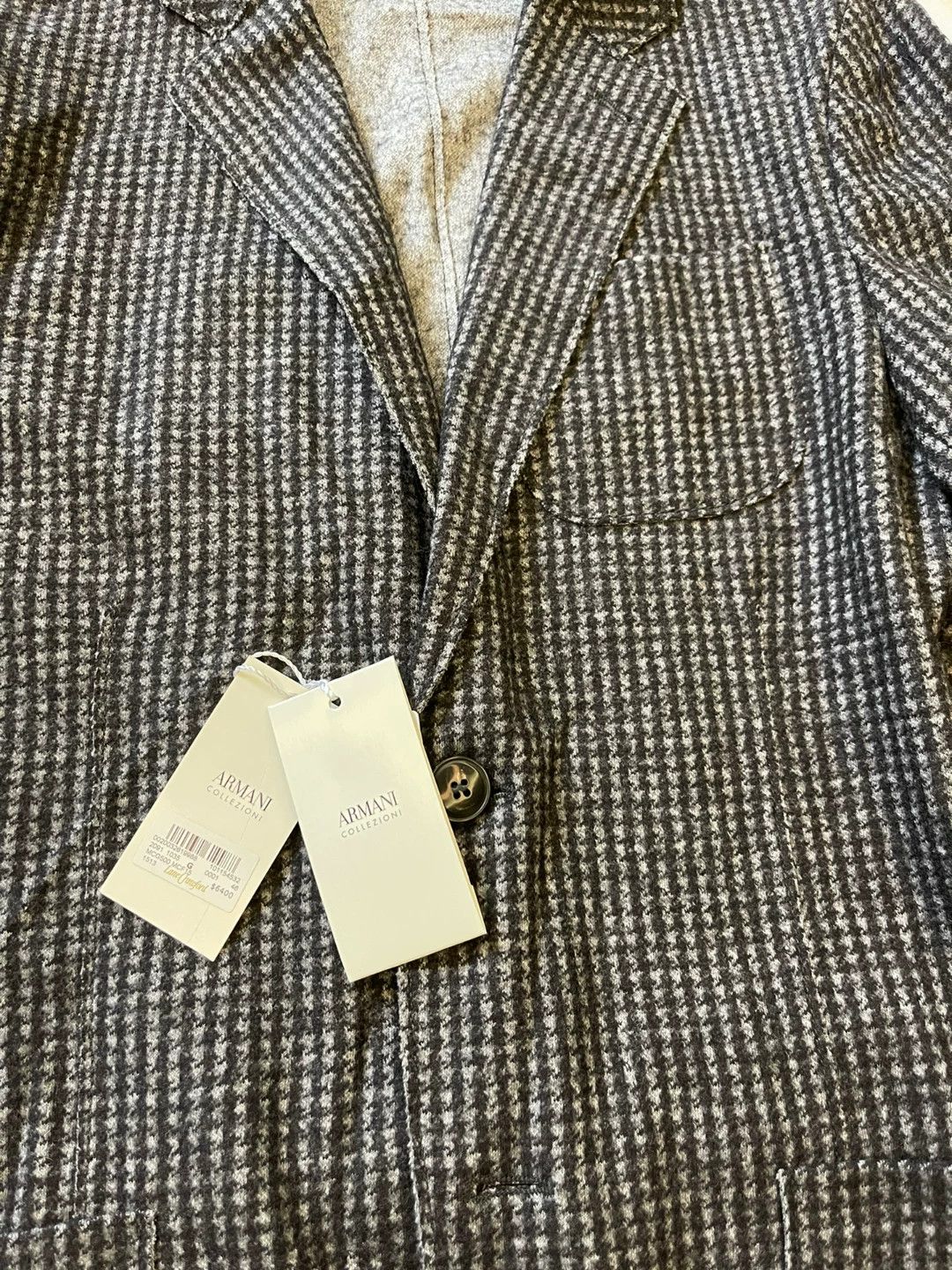 Armani Collezioni Armani Collezioni Houndstooth Wool Blazer Size US S / EU 44-46 / 1 - 4 Thumbnail