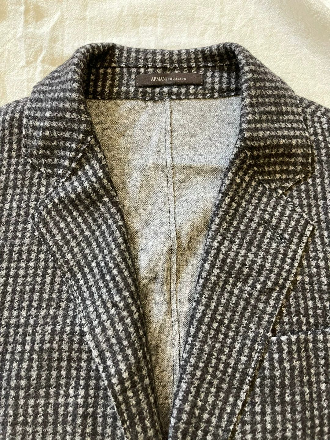 Armani Collezioni Armani Collezioni Houndstooth Wool Blazer Size US S / EU 44-46 / 1 - 3 Thumbnail