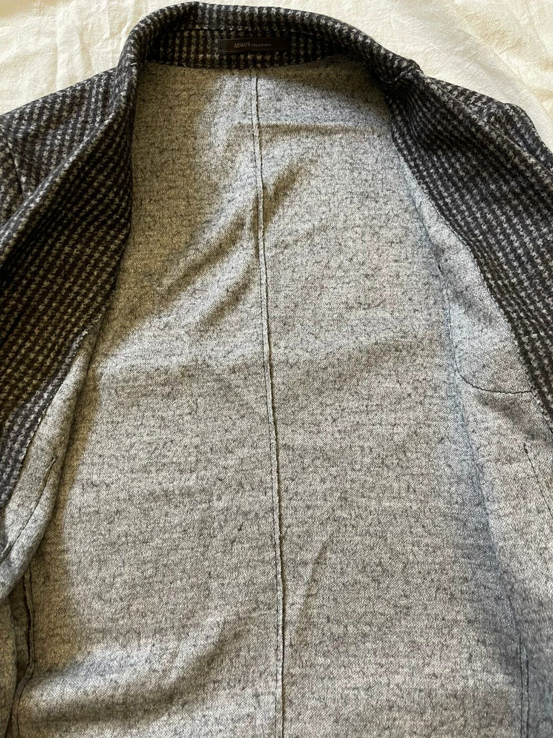 Armani Collezioni Armani Collezioni Houndstooth Wool Blazer Size US S / EU 44-46 / 1 - 8 Thumbnail