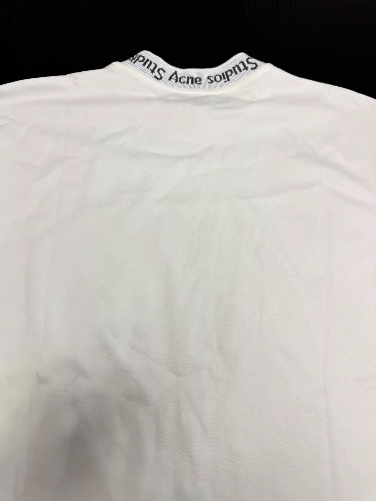 Acne Studios Acne Studios Letter Neck Short Sleeve T-Shirt XL Size US XL / EU 56 / 4 - 6 Thumbnail