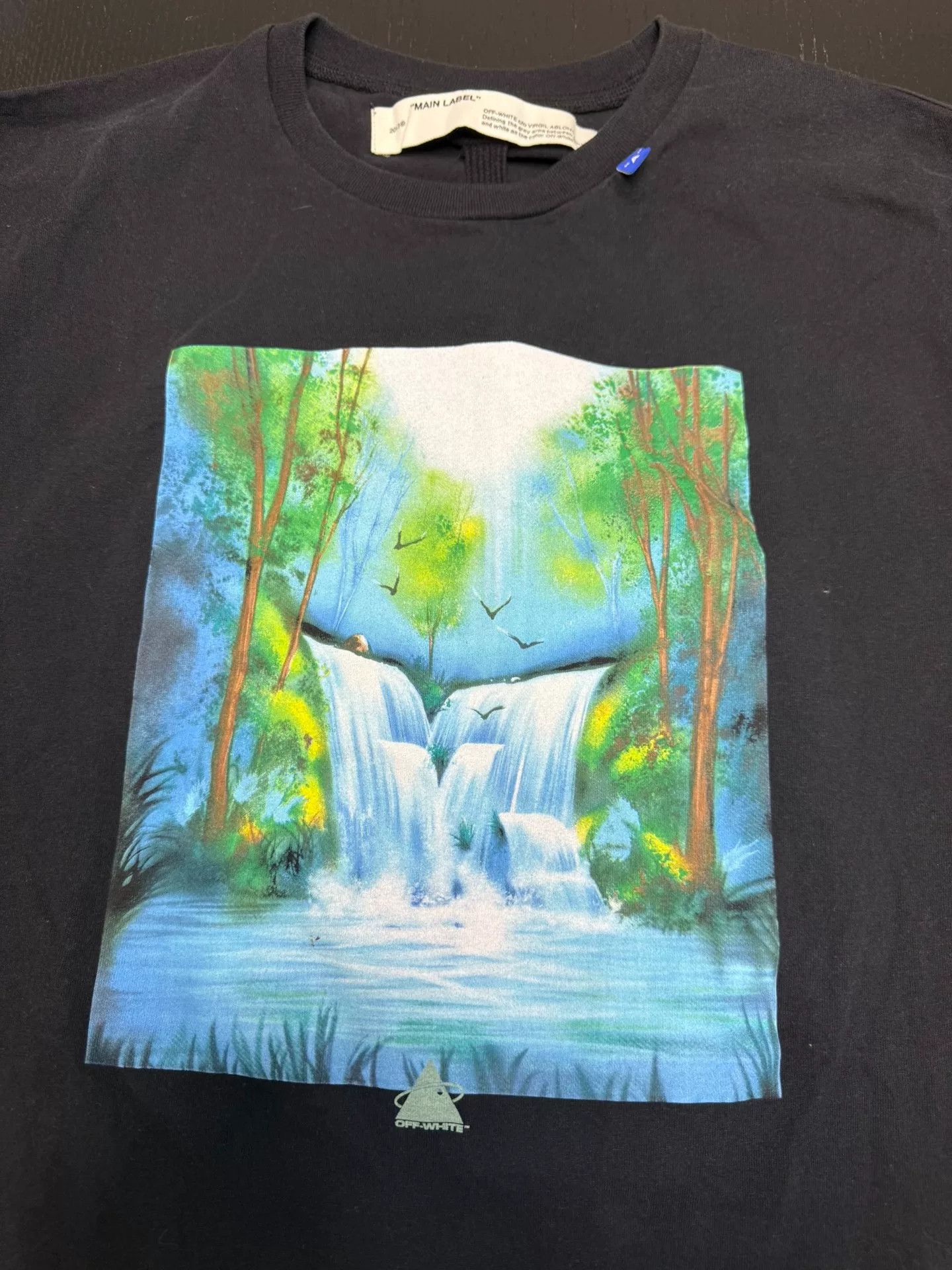 Off-White Off-White Waterfall Print Short Sleeve Tee Size US S / EU 44-46 / 1 - 3 Thumbnail