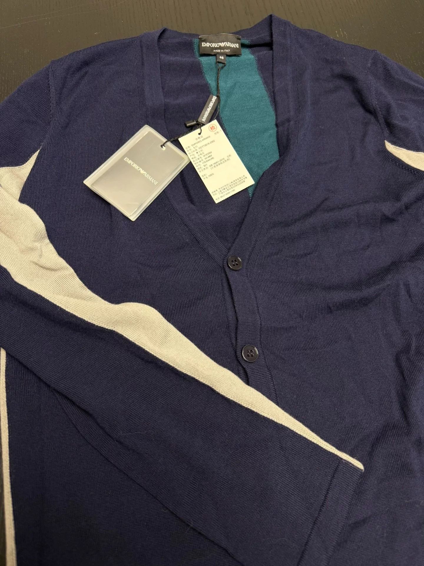 Emporio Armani Emporio Armani Wool Knit Cardigan Size US S / EU 44-46 / 1 - 4 Thumbnail