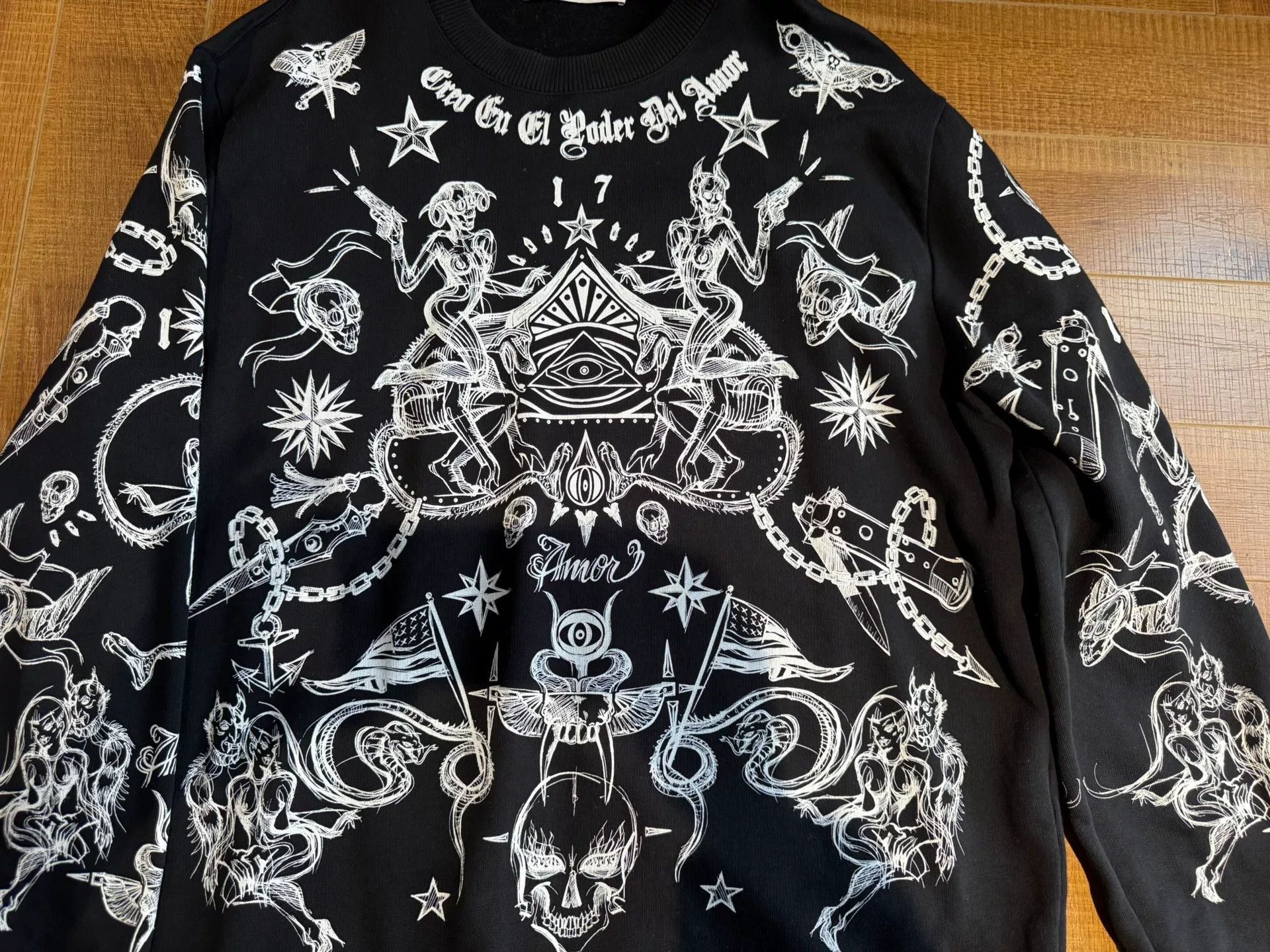 Givenchy Givenchy Printed Crewneck Casual Sweatshirt Size US M / EU 48-50 / 2 - 3 Thumbnail