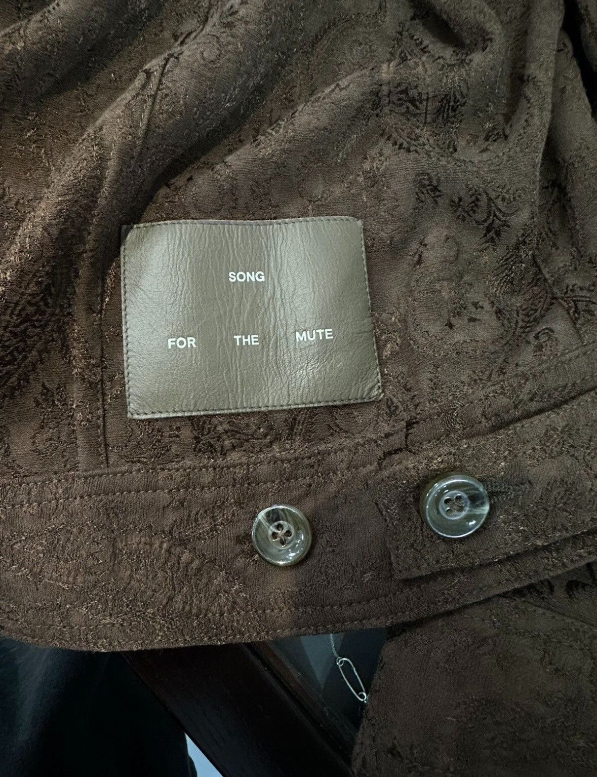 Song For The Mute SFTM 24.1 Paisley Jacquard Jacket Size US M / EU 48-50 / 2 - 3 Thumbnail