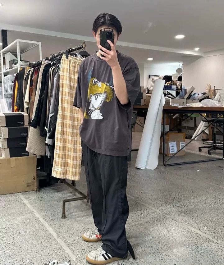 Song For The Mute sftm 24.2 TEARDROP Black Track Pants Size US 32 / EU 48 - 9 Thumbnail