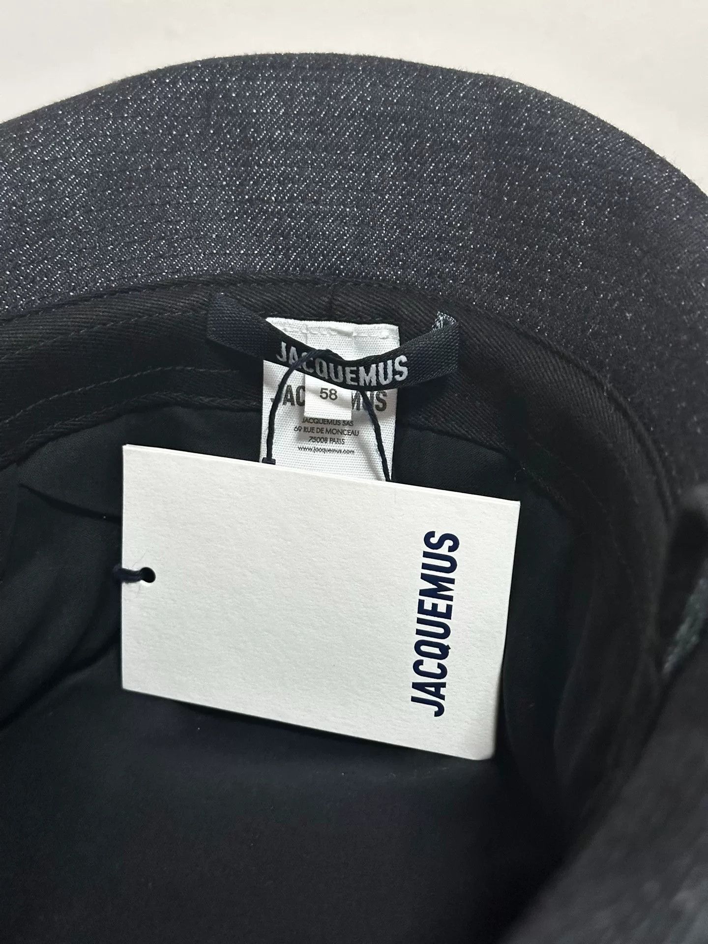 Jacquemus Jacquemus 25SS Reversible Denim Bucket Hat Size ONE SIZE - 4 Thumbnail
