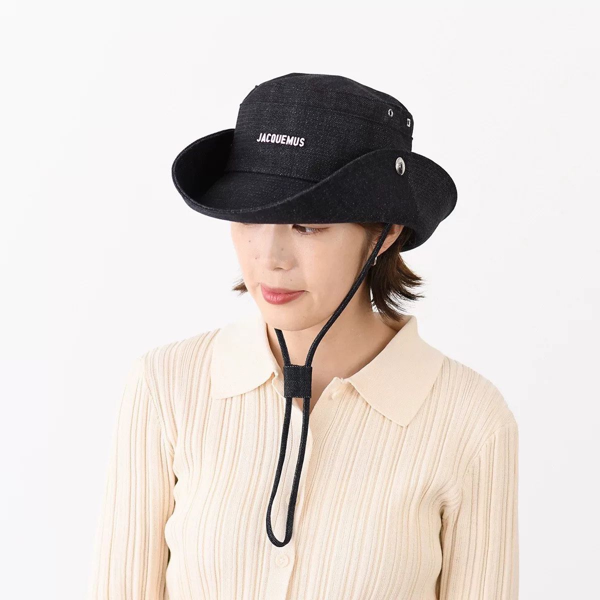 Jacquemus Jacquemus 25SS Reversible Denim Bucket Hat Size ONE SIZE - 5 Thumbnail
