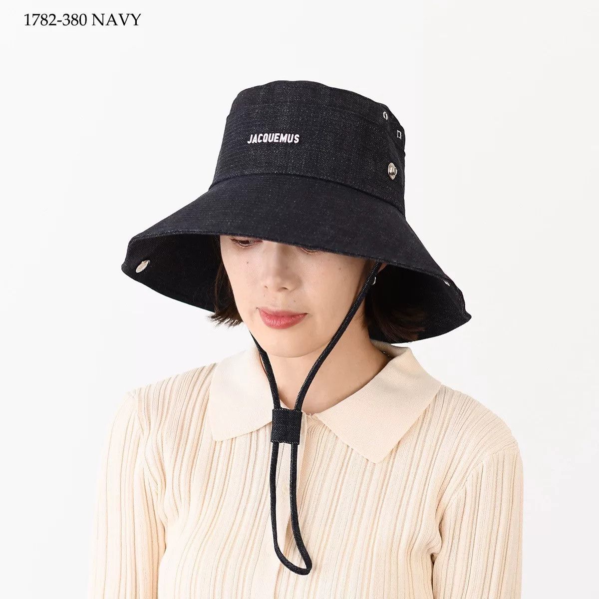 Jacquemus Jacquemus 25SS Reversible Denim Bucket Hat Size ONE SIZE - 6 Thumbnail