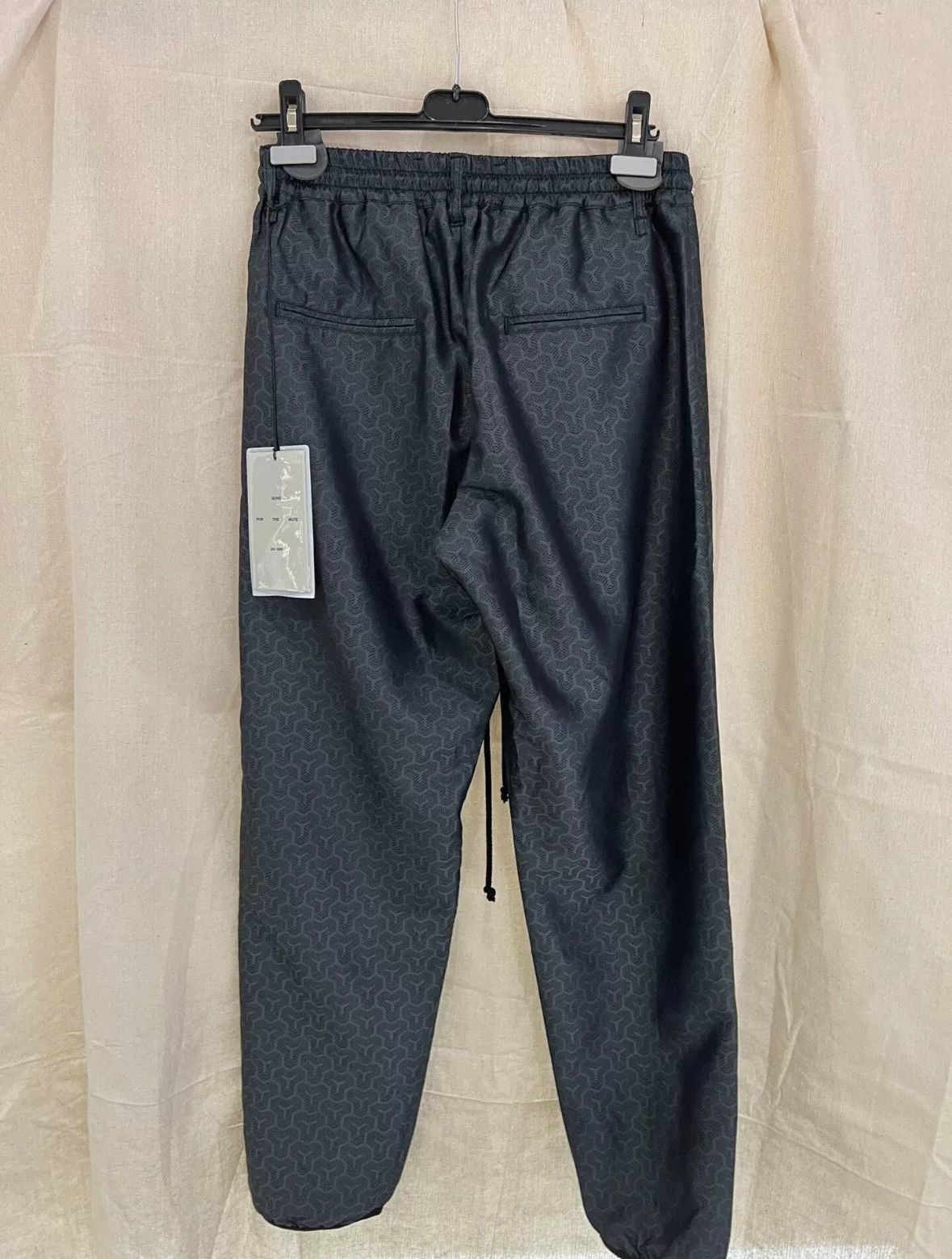 Song For The Mute SFTM 23.1 Black Embroidered Casual Pants Size US 30 / EU 46 - 2 Thumbnail