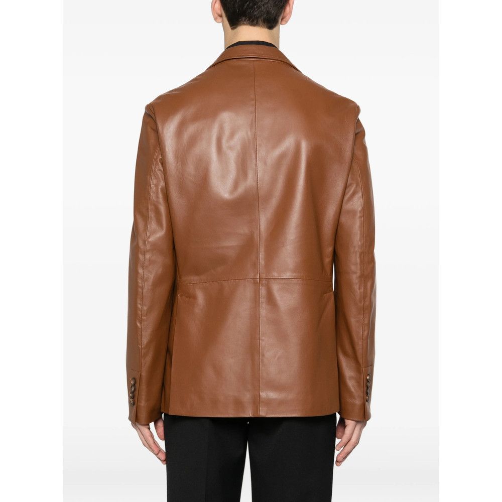 Tagliatore Tagliatore BROWN Jackets - Leather Jackets Size US XL / EU 56 / 4 - 2 Thumbnail