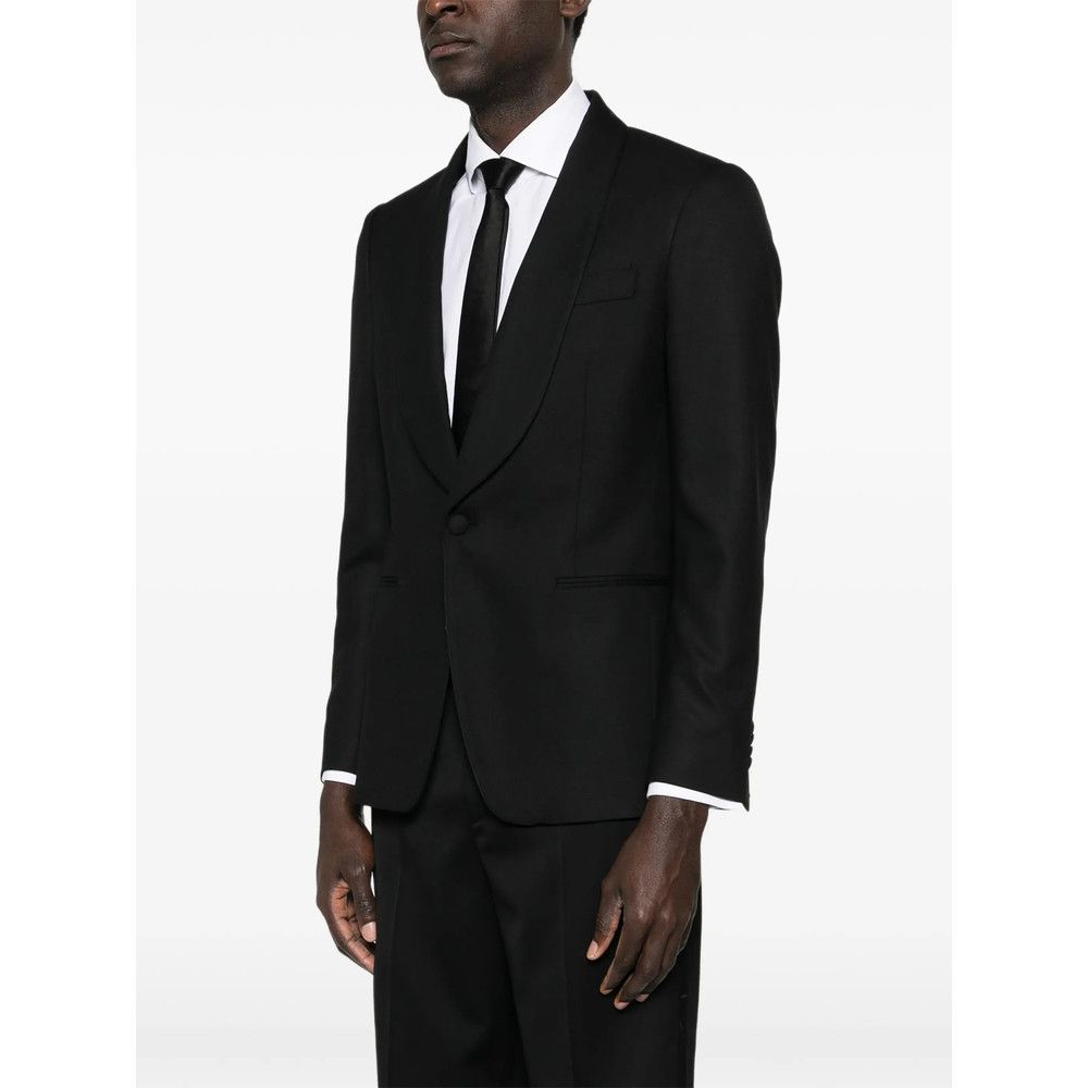 Lardini Lardini BLACK Jackets - Suit & Dinner Jackets Size US S / EU 44-46 / 1 - 5 Thumbnail