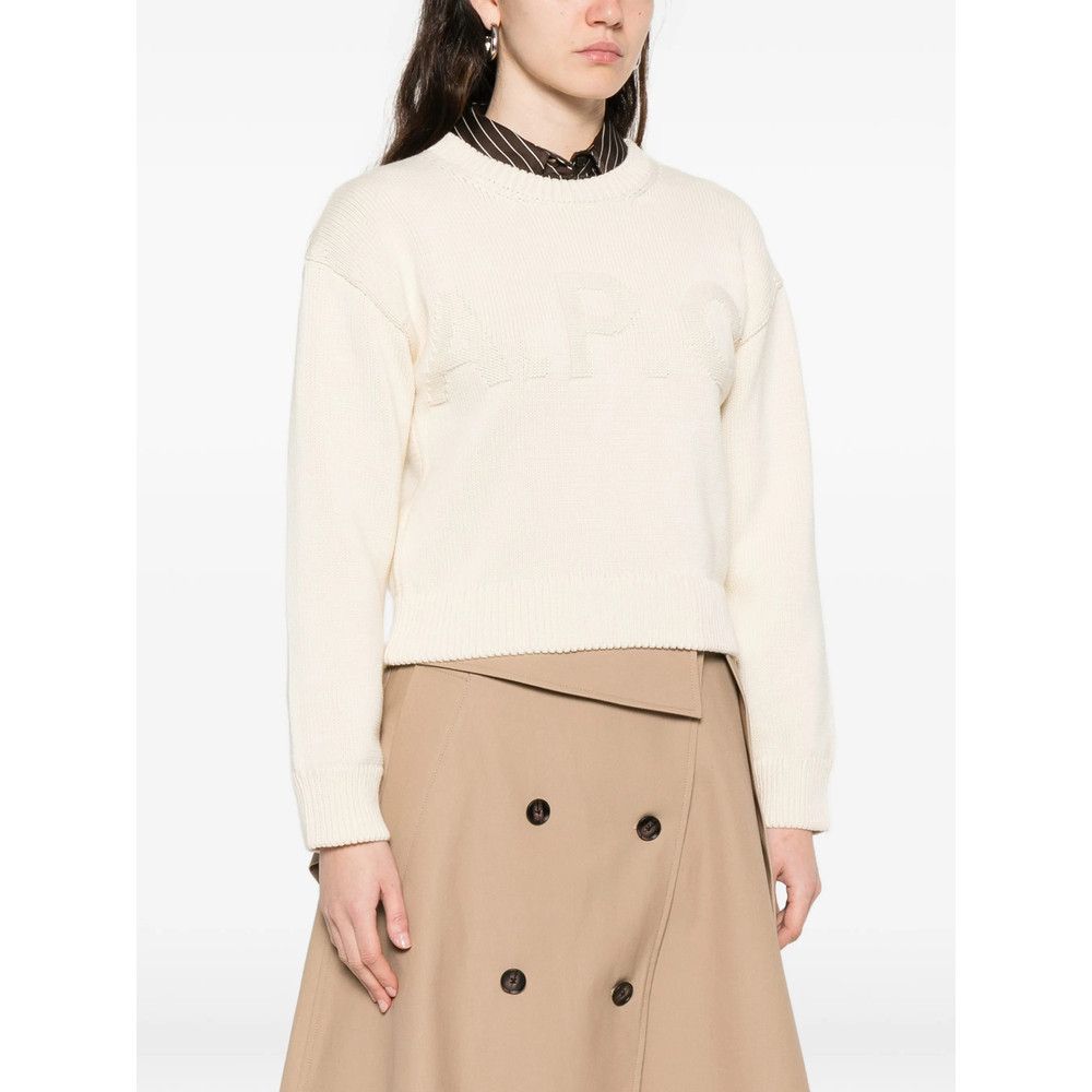 A.P.C. A.p.c. NEUTRALS Knitwear - Jumpers Size M / US 6-8 / IT 42-44 - 3 Thumbnail