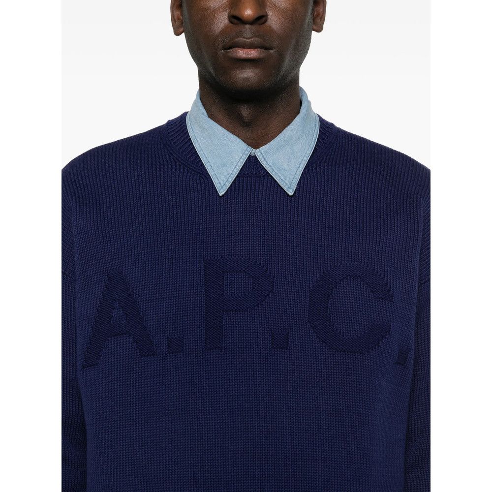 A.P.C. A.p.c. BLUE Sweaters & Knitwear - Jumpers Size US L / EU 52-54 / 3 - 5 Thumbnail