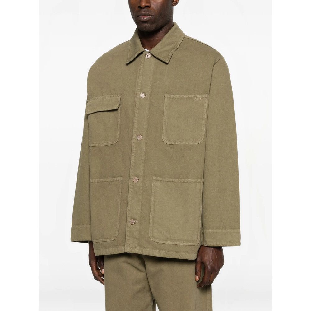 A.P.C. A.p.c. GREEN Jackets - Shirt Jackets Size US M / EU 48-50 / 2 - 4 Thumbnail