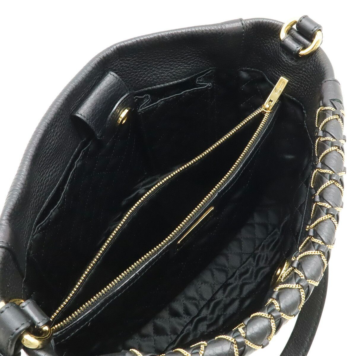 Salvatore Ferragamo Salvatore Ferragamo Salvatore Ferragamo Vara Leather 2way Handbag Leather Shoulder Bag DUTY FREE for USA Size ONE SIZE - 7 Thumbnail