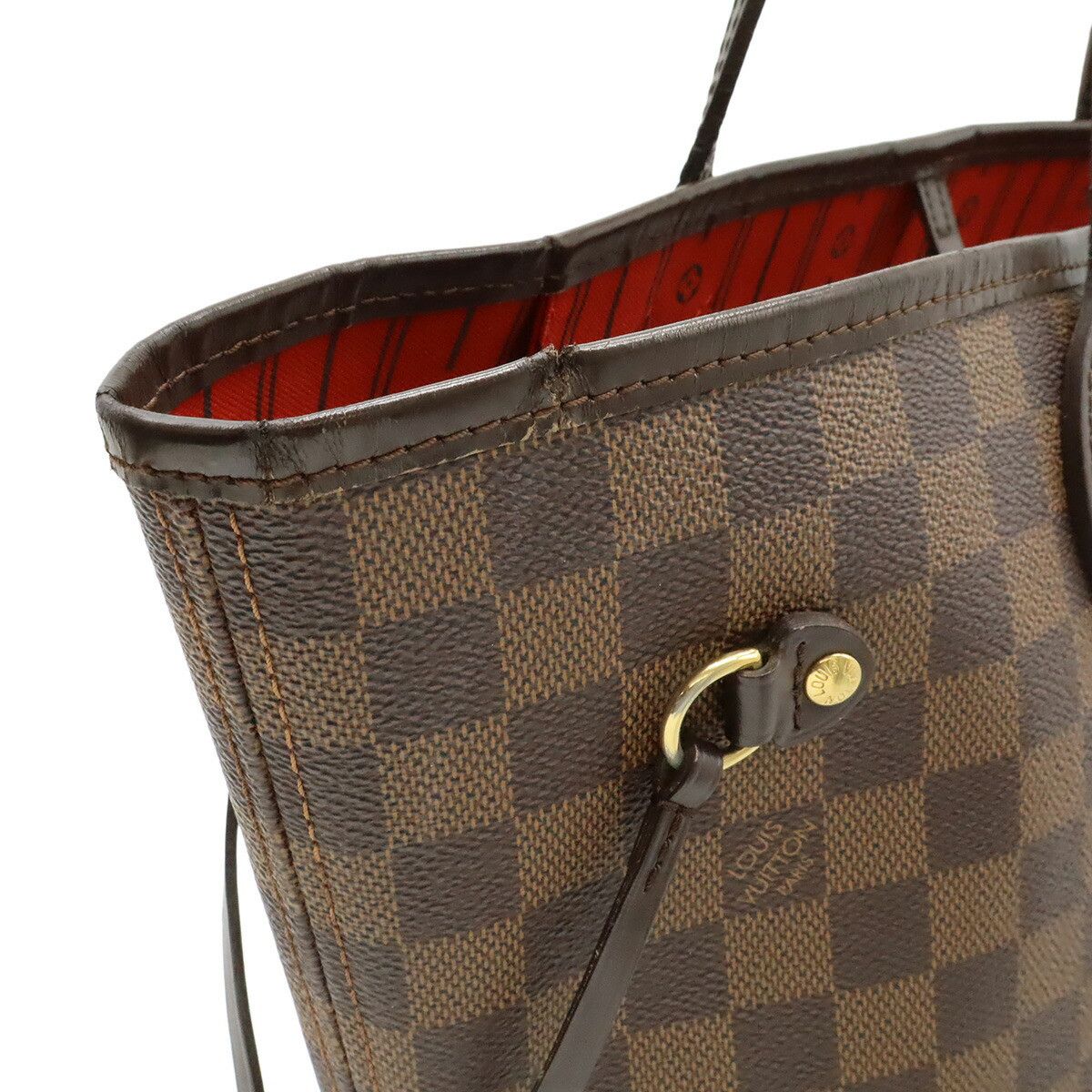Louis Vuitton Louis Vuitton Louis Vuitton Neverfull MM Damier Canvas Tote Bag Textile Tote Bag N51105 DUTY FREE for USA Size ONE SIZE - 5 Thumbnail