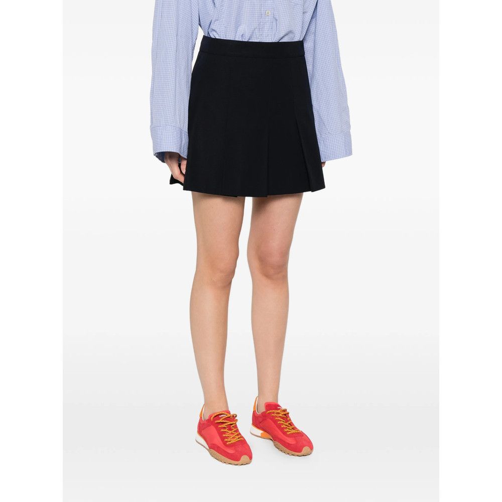 A.P.C. A.p.c. BLUE Skirts - Pleated Skirts Size 27" / US 4 / IT 40 - 3 Thumbnail
