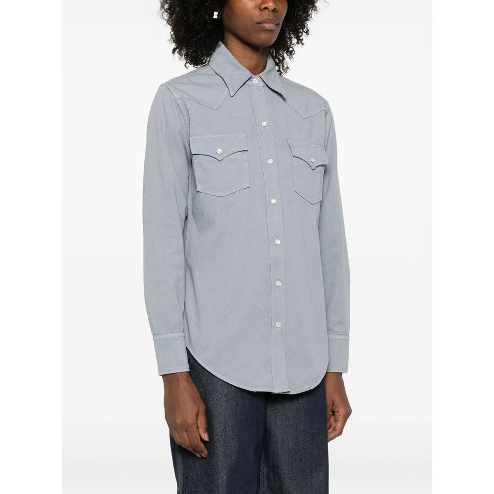 A.P.C. A.p.c. GREY Tops - Shirts Size M / US 6-8 / IT 42-44 - 2 Thumbnail