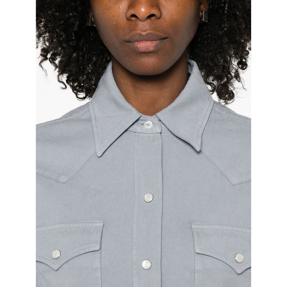 A.P.C. A.p.c. GREY Tops - Shirts Size M / US 6-8 / IT 42-44 - 4 Thumbnail