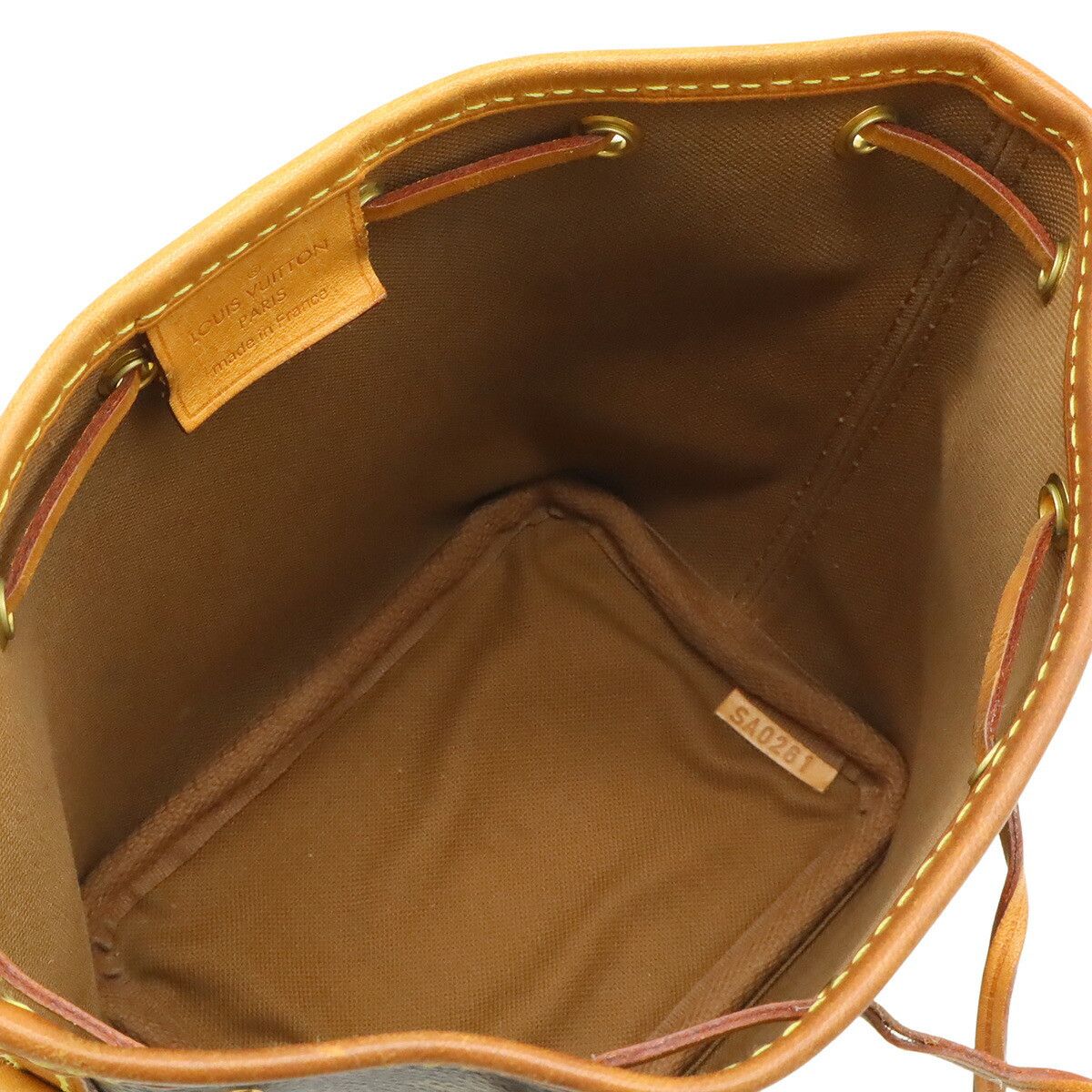 Louis Vuitton Louis Vuitton Louis Vuitton Nano Noe Monogram Shoulder Bag Textile Crossbody Bag M41346 DUTY FREE for USA Size ONE SIZE - 8 Thumbnail