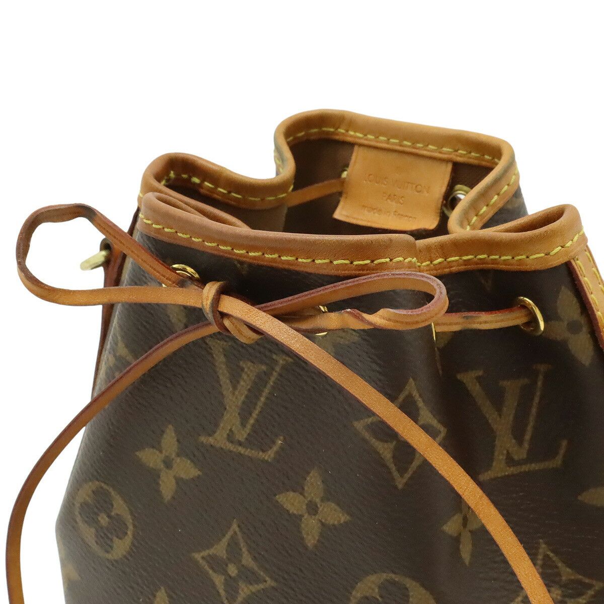 Louis Vuitton Louis Vuitton Louis Vuitton Nano Noe Monogram Shoulder Bag Textile Crossbody Bag M41346 DUTY FREE for USA Size ONE SIZE - 6 Thumbnail