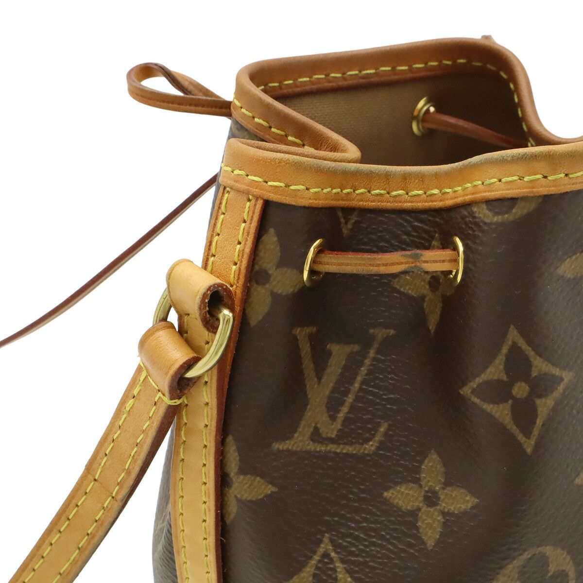 Louis Vuitton Louis Vuitton Louis Vuitton Nano Noe Monogram Shoulder Bag Textile Crossbody Bag M41346 DUTY FREE for USA Size ONE SIZE - 4 Thumbnail