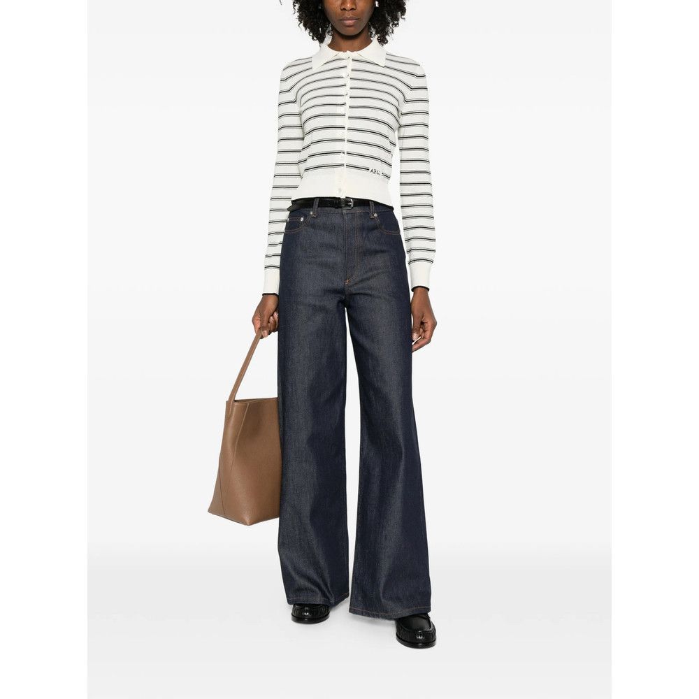 A.P.C. A.p.c. WHITE Knitwear - Cardigans Size XS / US 0-2 / IT 36-38 - 2 Thumbnail