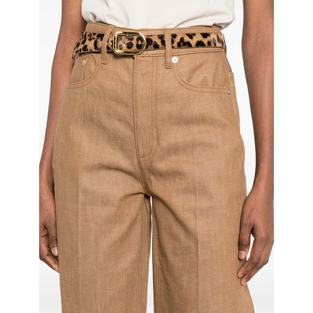 A.P.C. A.p.c. BROWN Denim - Wide-Leg Jeans Size 26" / US 2 / IT 38 - 4 Thumbnail