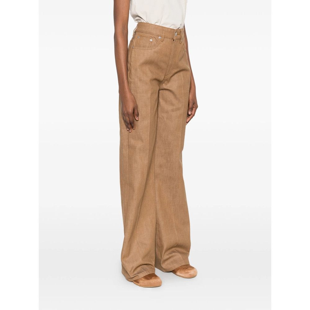 A.P.C. A.p.c. BROWN Denim - Wide-Leg Jeans Size 26" / US 2 / IT 38 - 2 Thumbnail