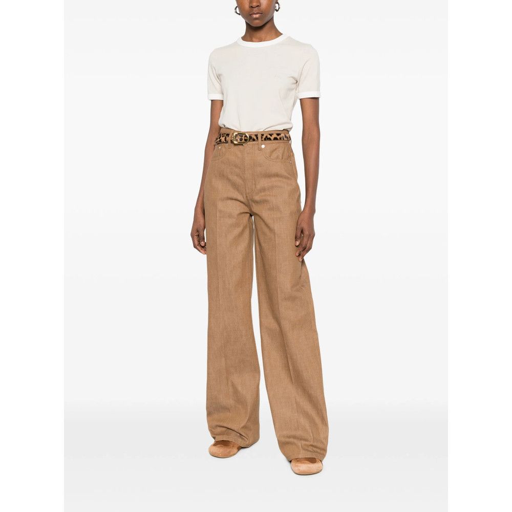 A.P.C. A.p.c. BROWN Denim - Wide-Leg Jeans Size 26" / US 2 / IT 38 - 5 Thumbnail