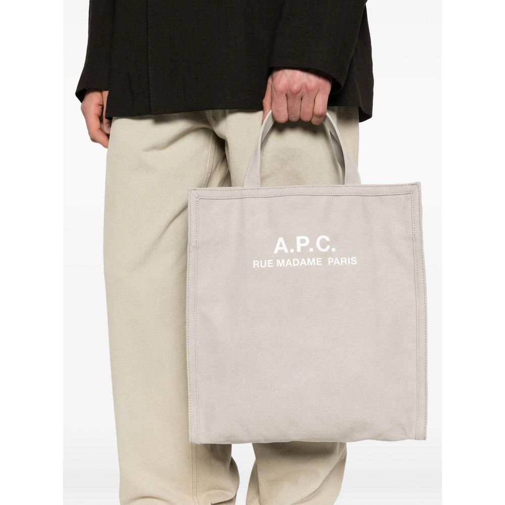 A.P.C. A.p.c. GREY Tote Bags Size ONE SIZE - 2 Thumbnail