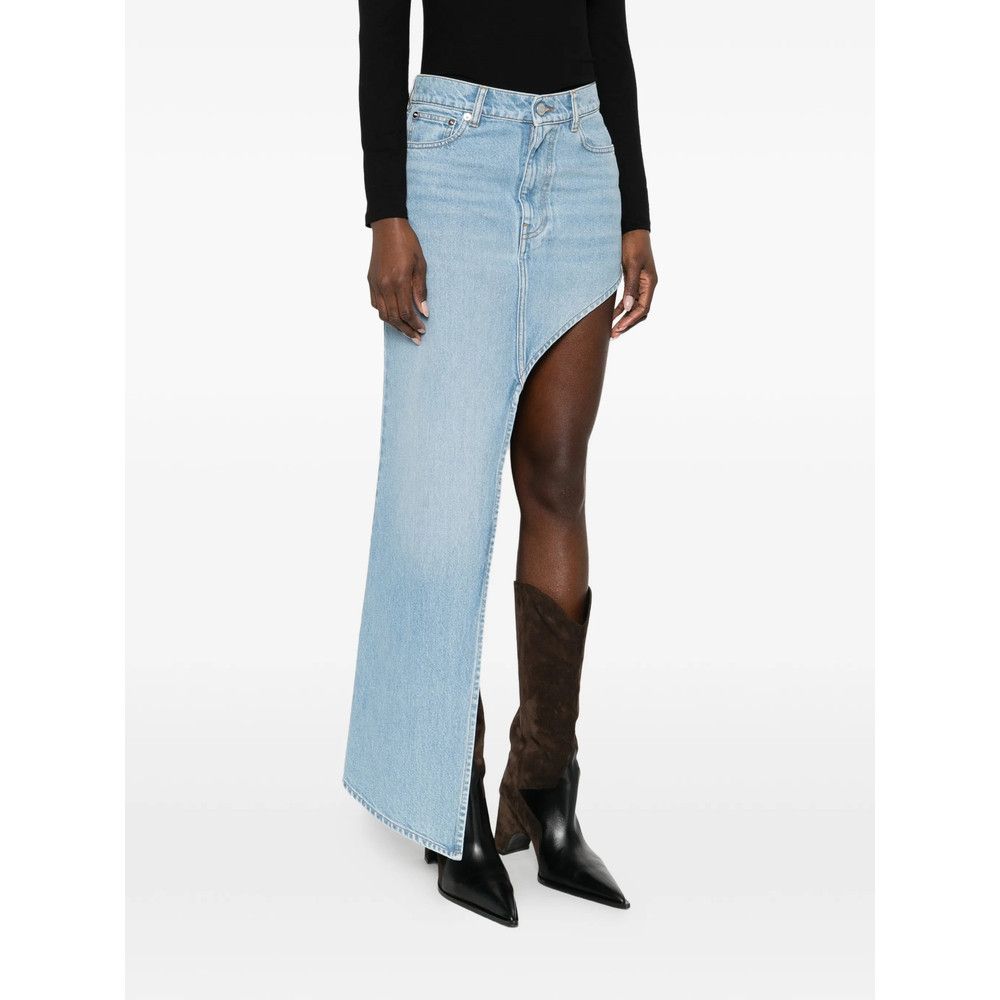 Coperni Coperni BLUE Skirts - Asymmetric & Draped Skirts Size 34" / US 12 / IT 48 - 4 Thumbnail