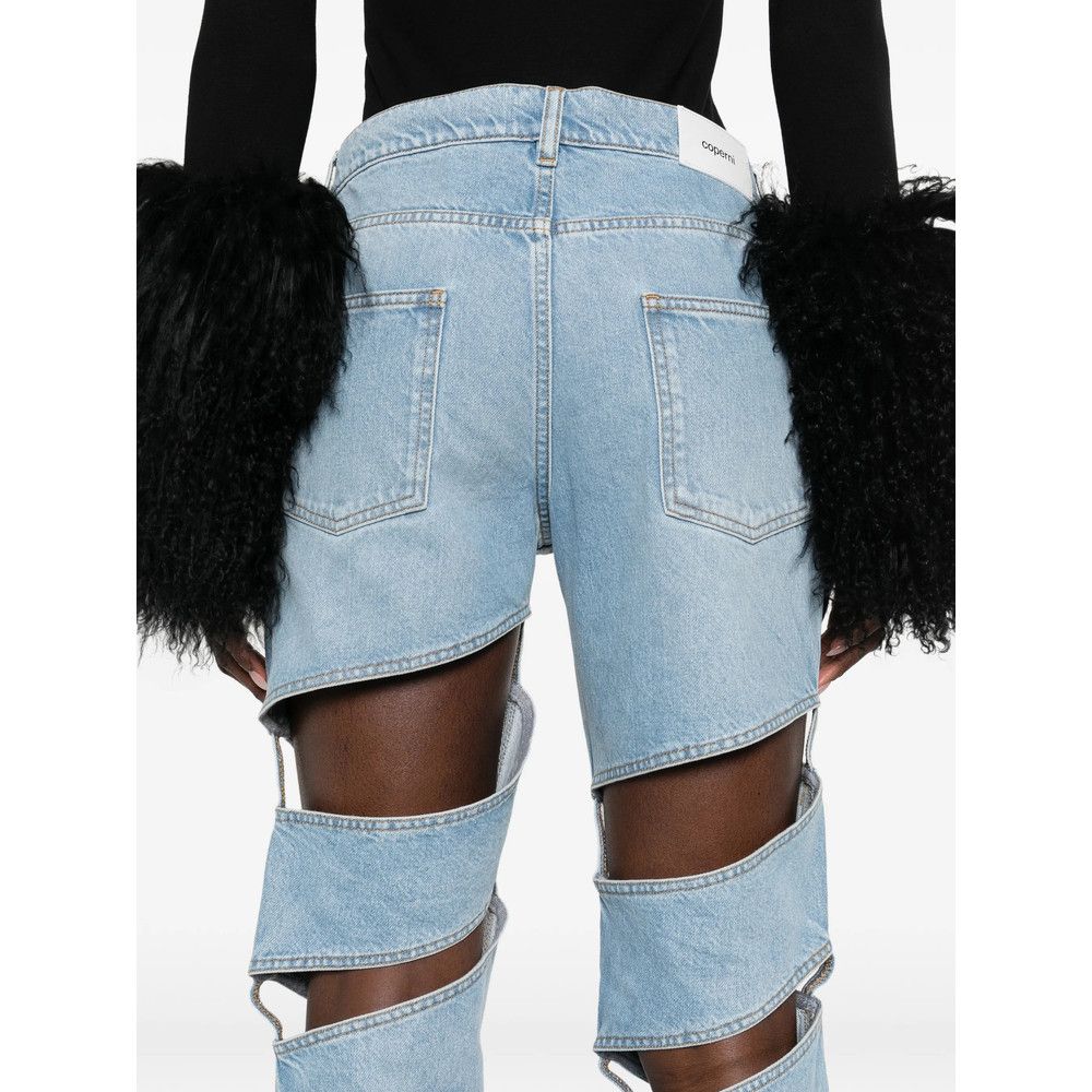 Coperni Coperni BLUE Denim - Straight-Leg Jeans Size 28" / US 6 / IT 42 - 2 Thumbnail