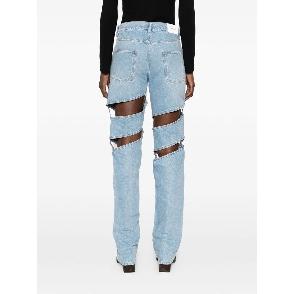 Coperni Coperni BLUE Denim - Straight-Leg Jeans Size 28" / US 6 / IT 42 - 5 Thumbnail