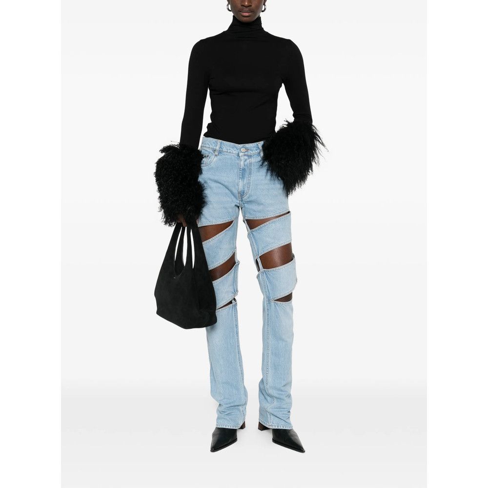 Coperni Coperni BLUE Denim - Straight-Leg Jeans Size 28" / US 6 / IT 42 - 3 Thumbnail