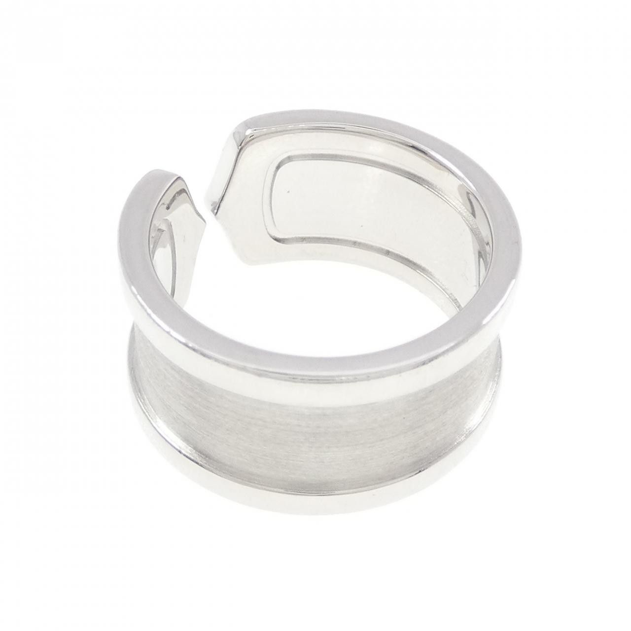 Cartier Cartier Cartier C2 750 White Gold Diamond Ring Size 10 Precious Metal Ring DUTY FREE for USA Size ONE SIZE - 3 Thumbnail