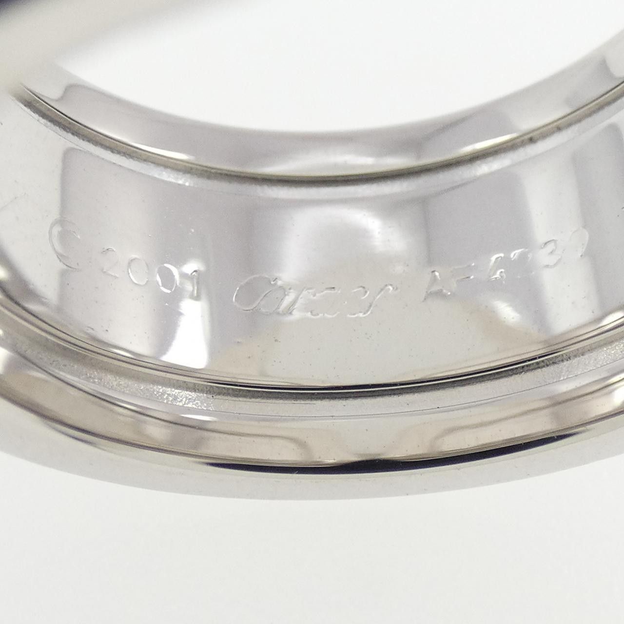 Cartier Cartier Cartier C2 750 White Gold Diamond Ring Size 10 Precious Metal Ring DUTY FREE for USA Size ONE SIZE - 4 Thumbnail