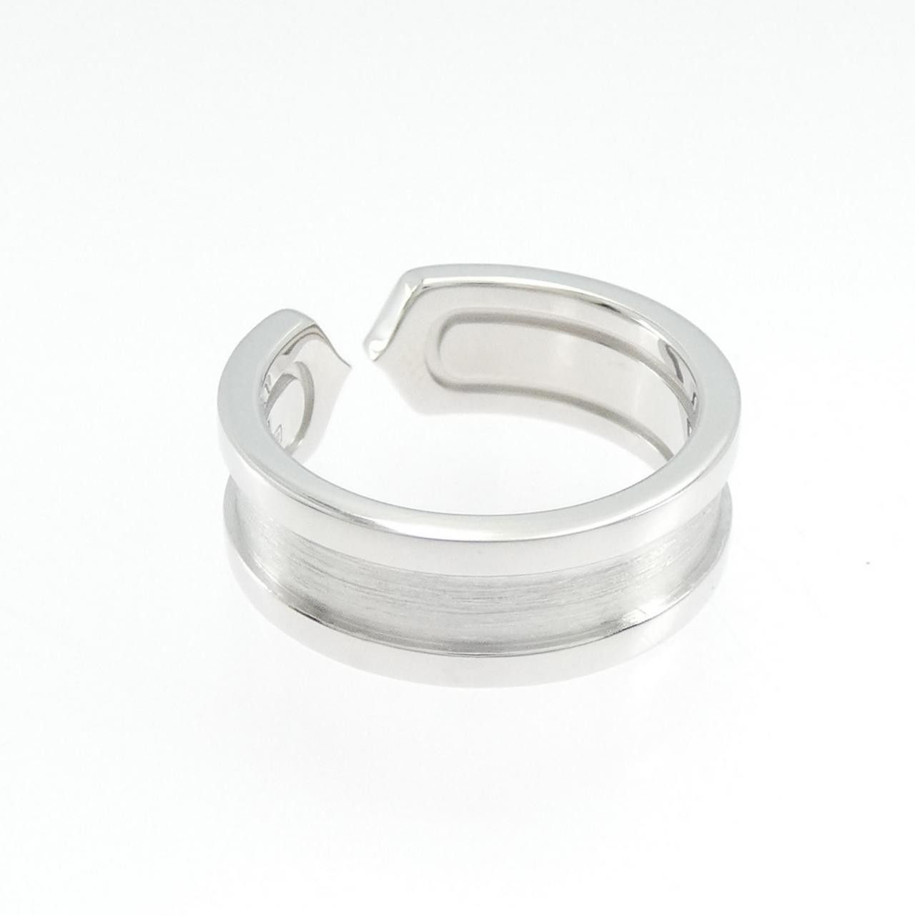 Cartier Cartier Cartier C2 750 White Gold Diamond Ring Size 9 Precious Metal Ring DUTY FREE for USA Size ONE SIZE - 3 Thumbnail