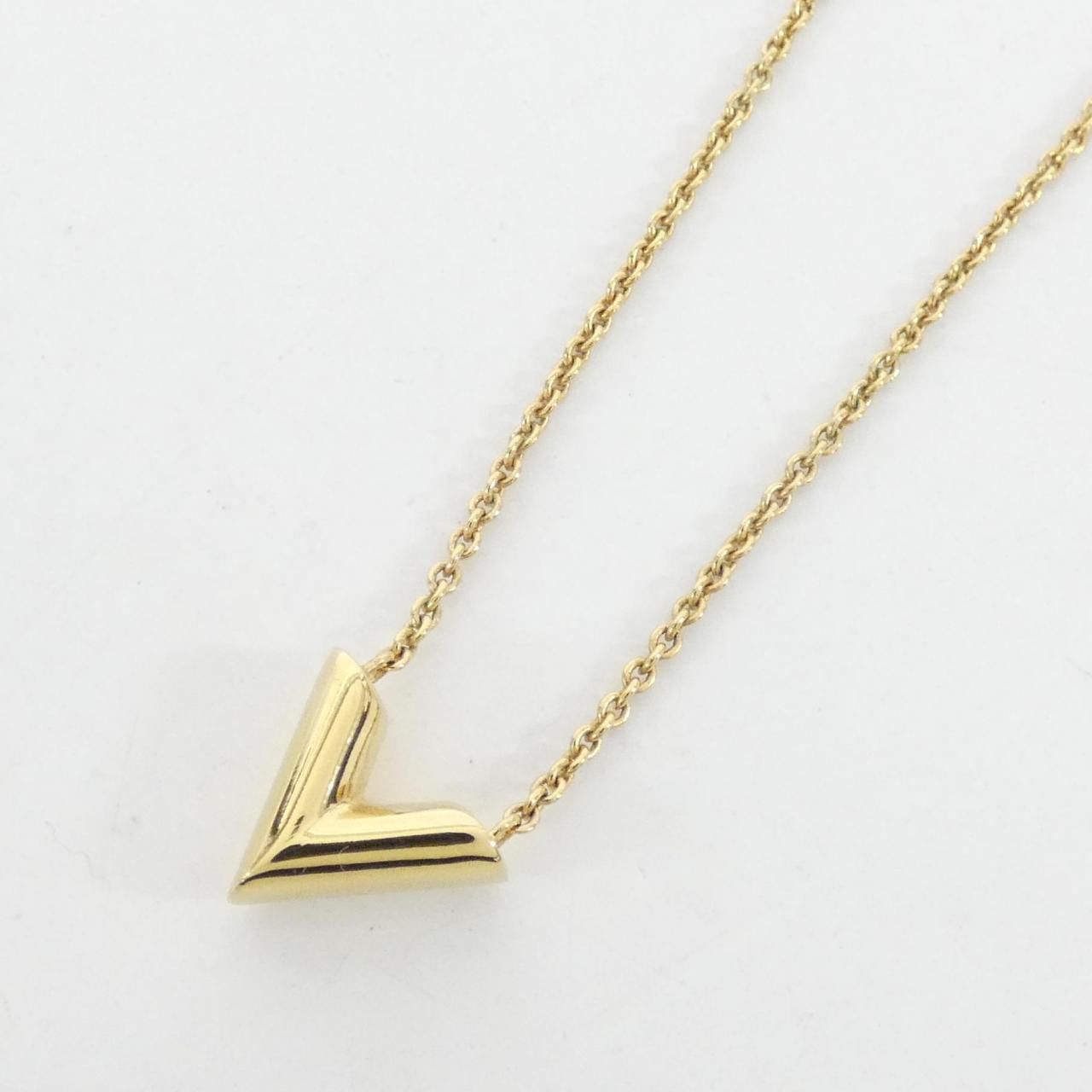 Louis Vuitton Louis Vuitton Louis Vuitton Essential V Necklace Metal Necklace M61083 DUTY FREE for USA Size ONE SIZE - 3 Thumbnail