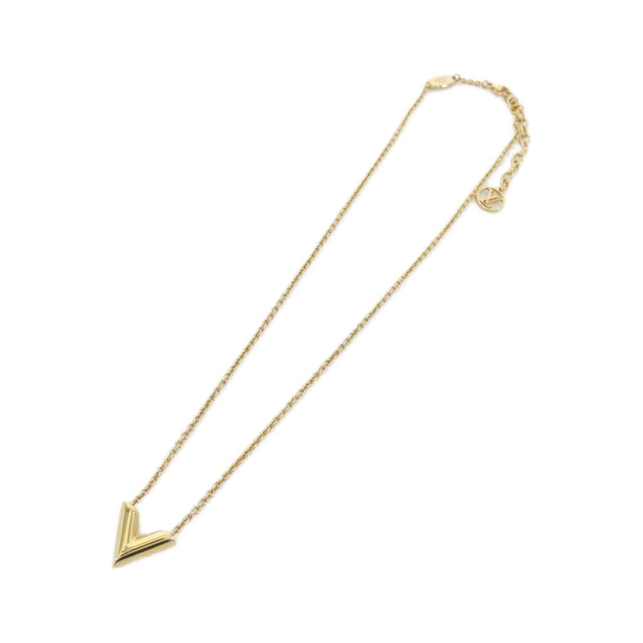 Louis Vuitton Louis Vuitton Louis Vuitton Essential V Necklace Metal Necklace M61083 DUTY FREE for USA Size ONE SIZE - 2 Thumbnail