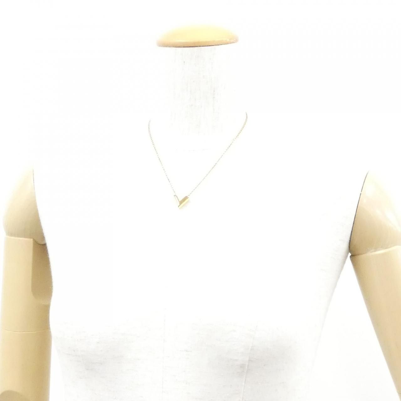 Louis Vuitton Louis Vuitton Louis Vuitton Essential V Necklace Metal Necklace M61083 DUTY FREE for USA Size ONE SIZE - 5 Thumbnail