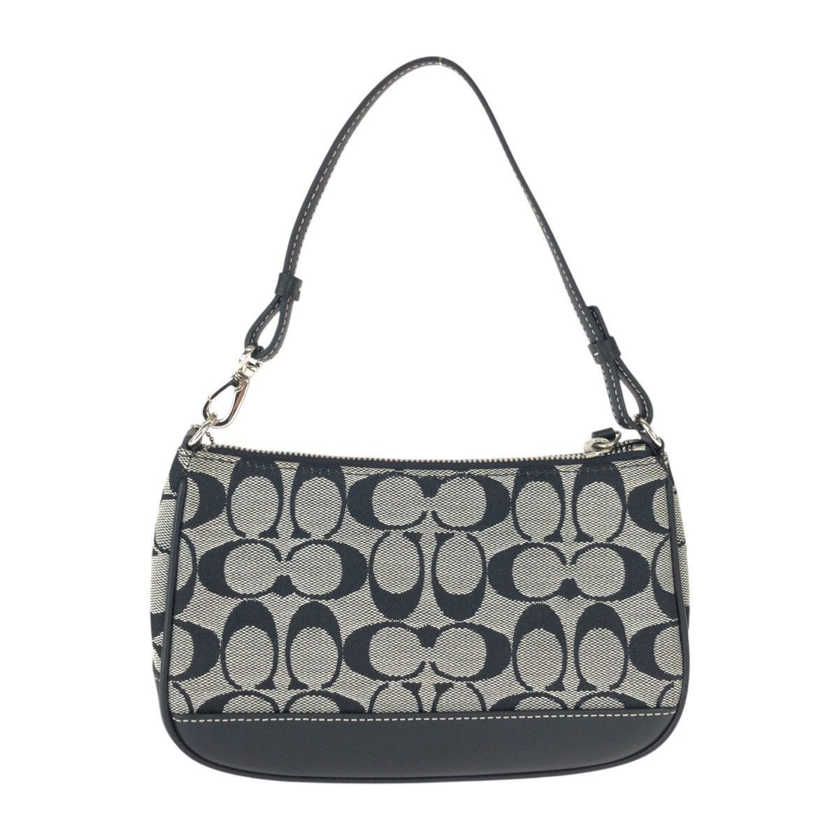 Coach Coach Coach Signature Canvas Leather Handbag Textile Handbag 6094 DUTY FREE for USA Size ONE SIZE - 2 Thumbnail