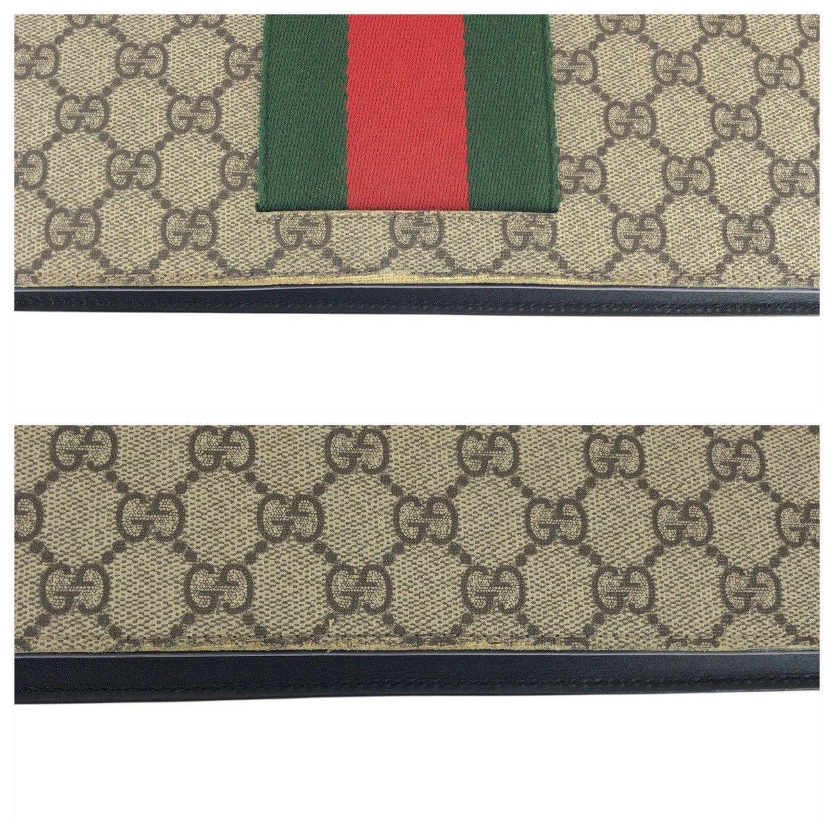 Gucci Gucci Gucci GG Supreme Canvas Clutch Bag Textile Clutch Bag 433665 DUTY FREE for USA Size ONE SIZE - 6 Thumbnail