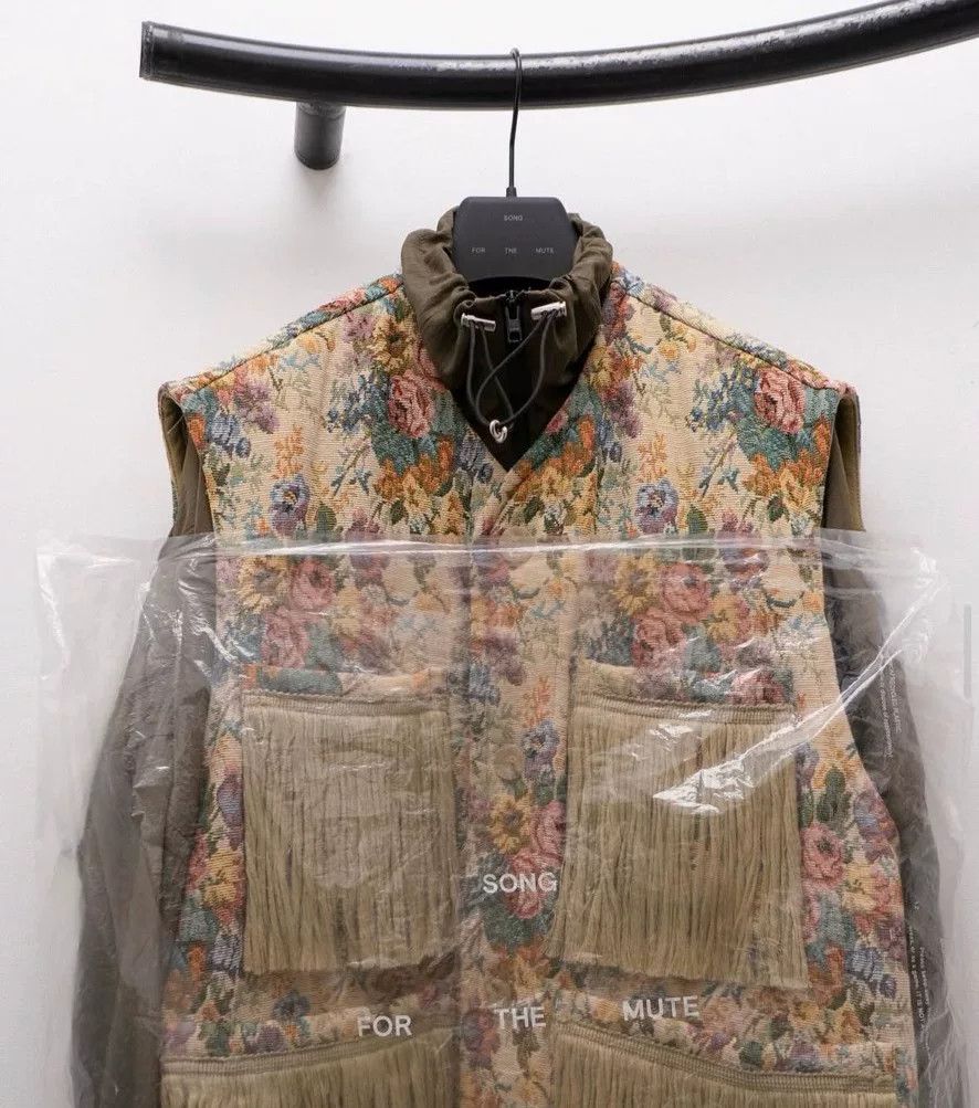 Song For The Mute SFTM 24.1 The Dreamers Floral Fringe Jacket Size L / US 10 / IT 46 - 5 Thumbnail