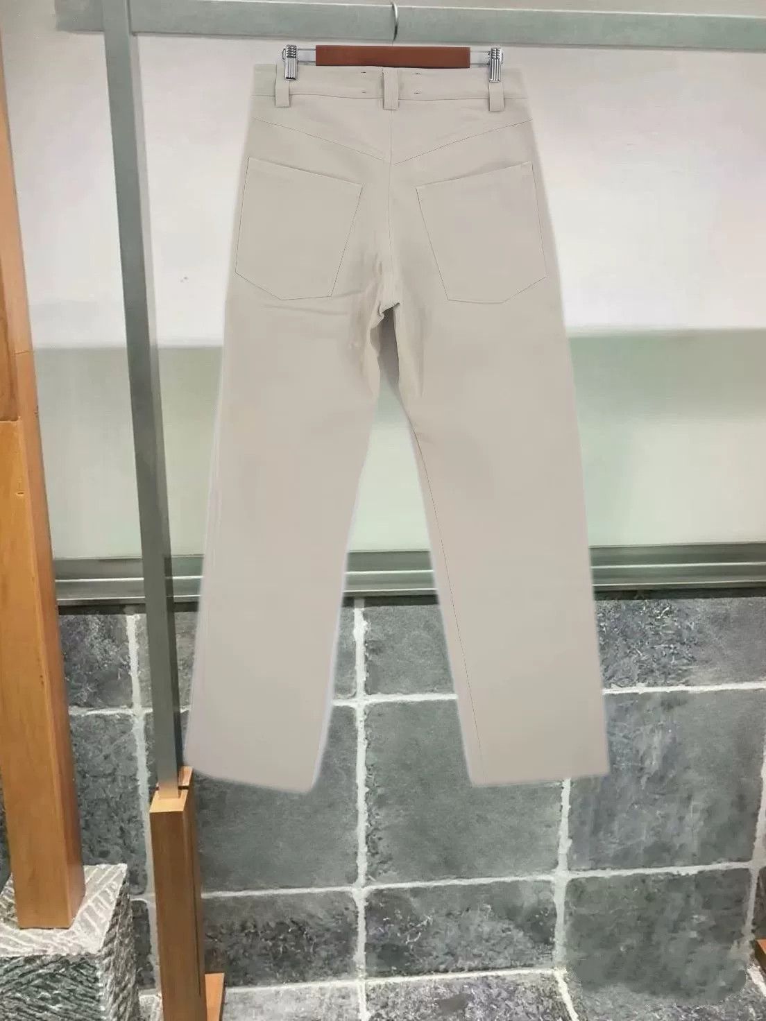 Song For The Mute sftm 24.1 Beige Embroidered Trousers Size US 32 / EU 48 - 2 Thumbnail